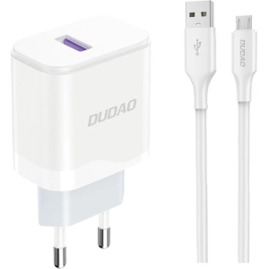 Hurtownia GSM - Síťová nabíječka Dudao A20EU USB-A 18W + kabel USB-A / microUSB bílá - DDA324 - {ean13} - Hurt
