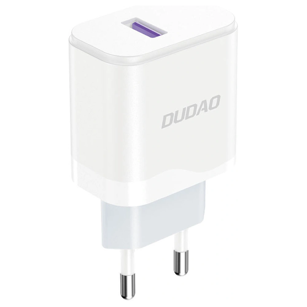 Hurtownia GSM - Încărcător de rețea Dudao A20EU USB-A 18W + cablu USB-A / Lightning alb - DDA326 - {ean13} - Hurt