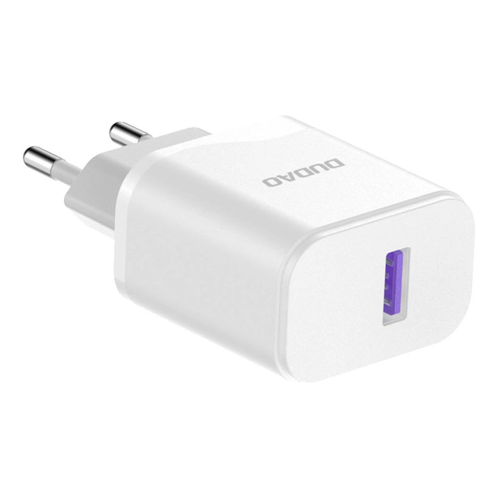 Hurtownia GSM - Încărcător de rețea Dudao A20EU USB-A 18W + cablu USB-A / Lightning alb - DDA326 - {ean13} - Hurt