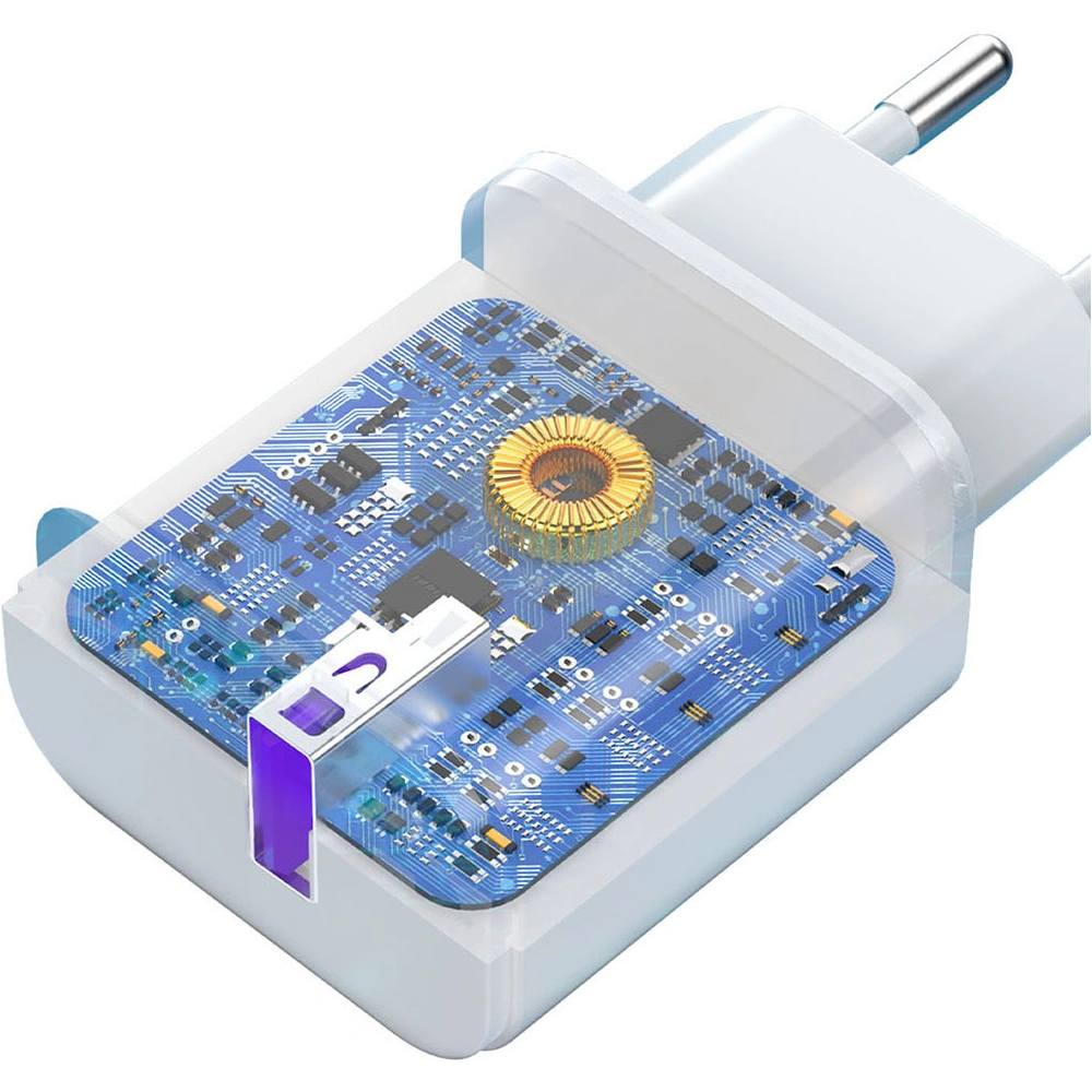 Hurtownia GSM - Încărcător de rețea Dudao A20EU USB-A 18W + cablu USB-A / Lightning alb - DDA326 - {ean13} - Hurt