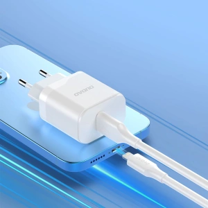 Hurtownia GSM - Nabíječka Dudao A20EU USB-A 18W + kabel USB-A / Lightning bílá - DDA326 - {ean13} - Hurt