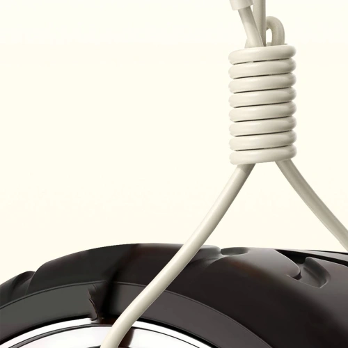 Kabel Dudao L7SM USB-A / microUSB 5A 1m beżowy