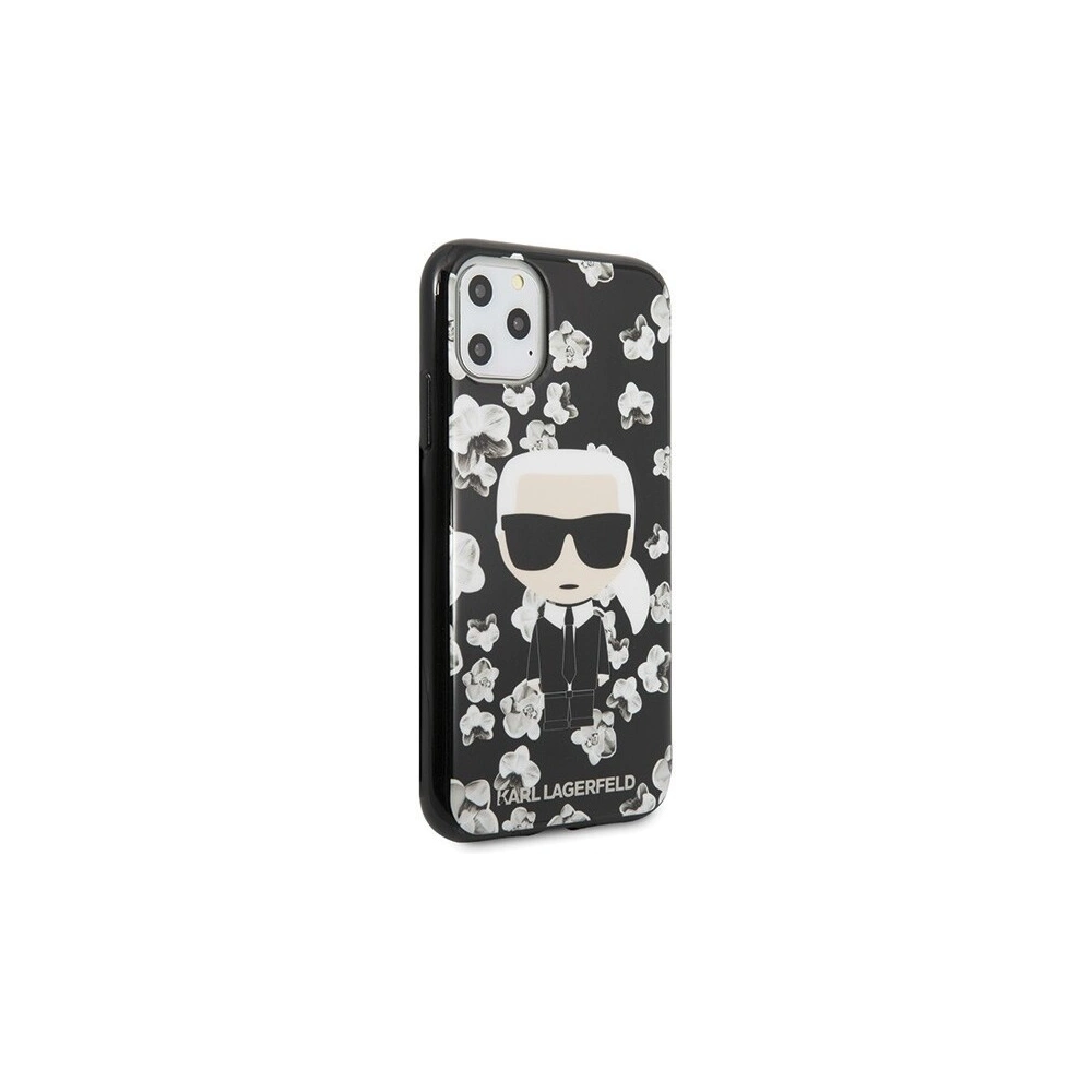 Hurtownia GSM - Karl Lagerfeld KLHCN58FLFBBK iPhone 11 Pro czarny/black Flower Ikonik Karl - KLD117BLK - {ean13} - Hurt