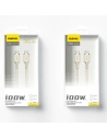 Hurtownia GSM - Kabel Dudao L7SCC USB-C / USB-C 100W 2m béžový - DDA331 - {ean13} - Hurt