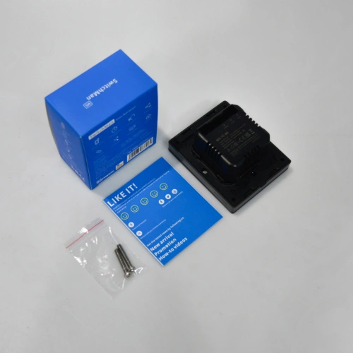 Inteligentny przełącznik Sonoff 1-kanałowy ścienny Wi-Fi czarny