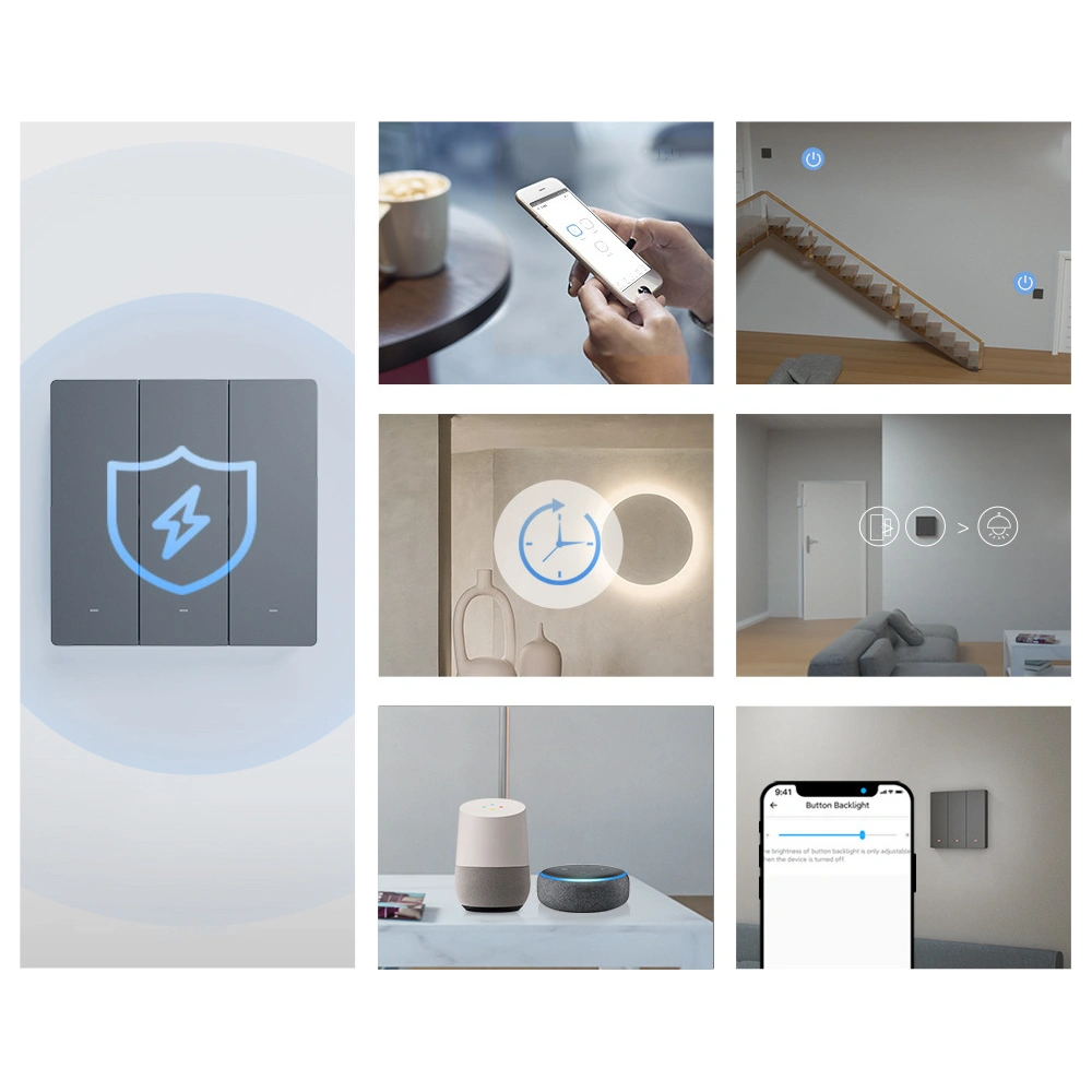 Hurtownia GSM - Intelligenter Wand-Wi-Fi-Schalter Sonoff 1-Kanal schwarz - SNF150 - {ean13} - Hurt