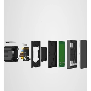 Hurtownia GSM - Intelligens Sonoff 1-csatornás fali Wi-Fi kapcsoló fekete - SNF150 - {ean13} - Hurt