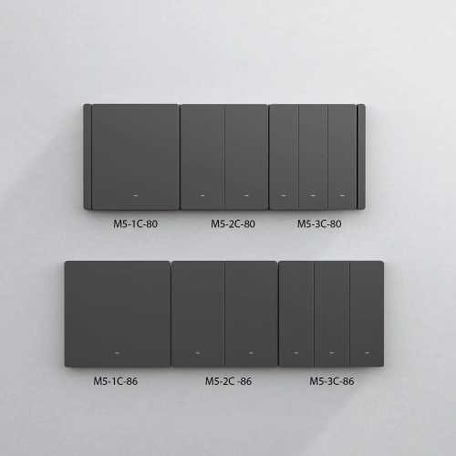 Inteligentny przełącznik Sonoff 1-kanałowy ścienny Wi-Fi czarny