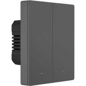 Hurtownia GSM - Intelligens Sonoff 2-csatornás falra szerelhető Wi-Fi fekete kapcsoló - SNF151 - {ean13} - Hurt