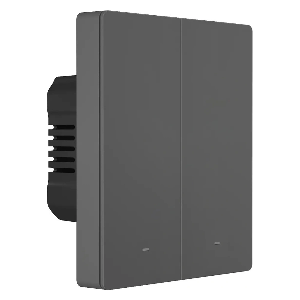 Hurtownia GSM - Intelligens Sonoff 2-csatornás falra szerelhető Wi-Fi fekete kapcsoló - SNF151 - {ean13} - Hurt