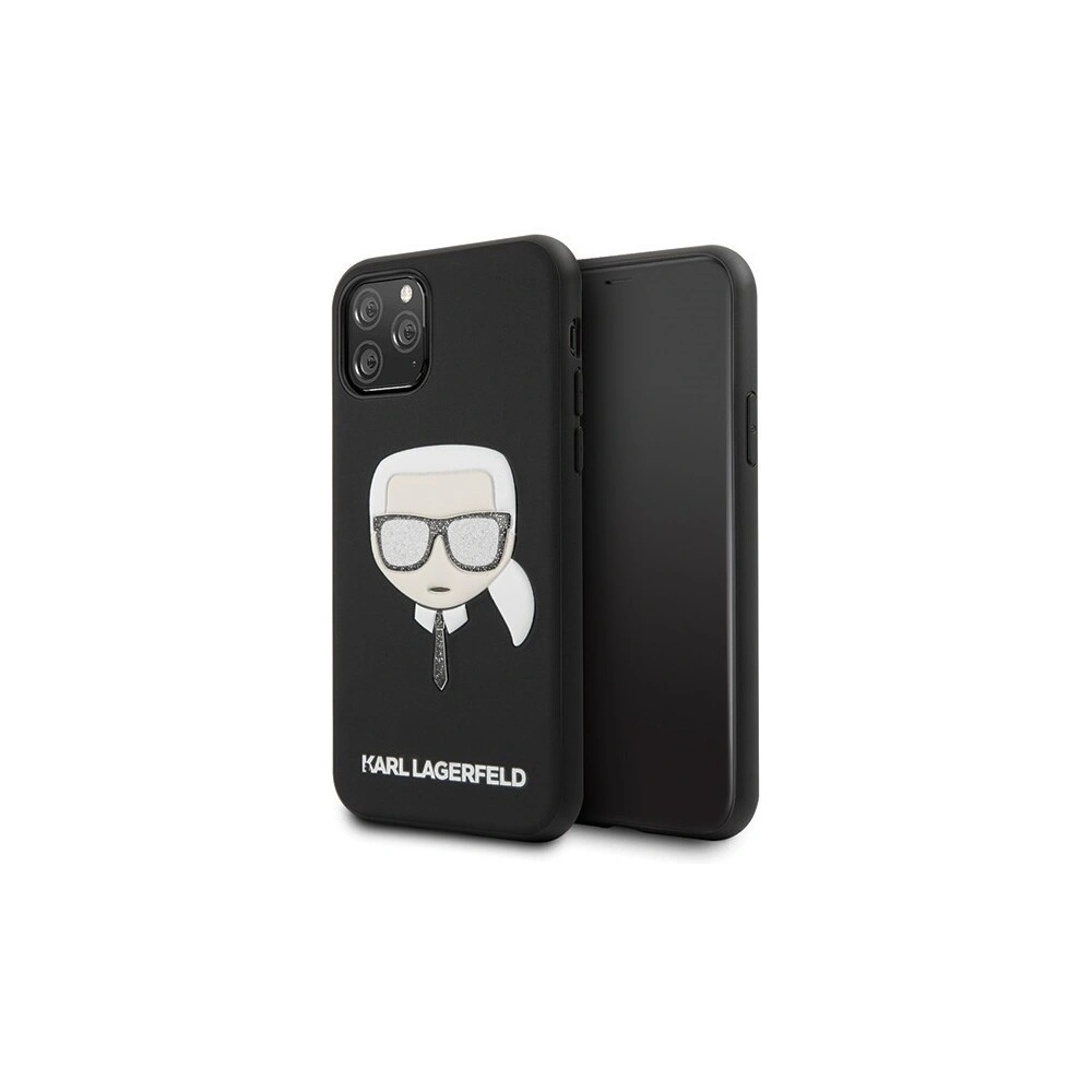 Hurtownia GSM - Karl Lagerfeld KLHCN58GLBK iPhone 11 Pro czarny/black Iconik Embossed & Glitter - KLD118BLK - {ean13} - Hurt