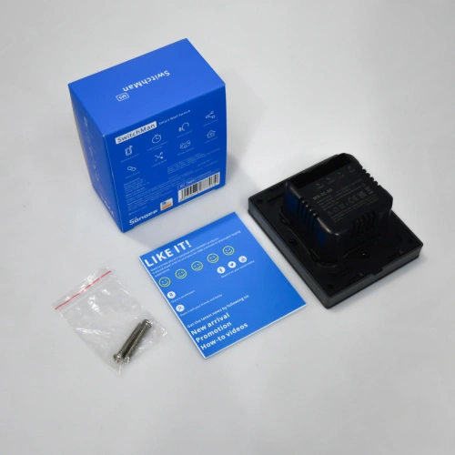 Inteligentny przełącznik Sonoff 2-kanałowy ścienny Wi-Fi czarny