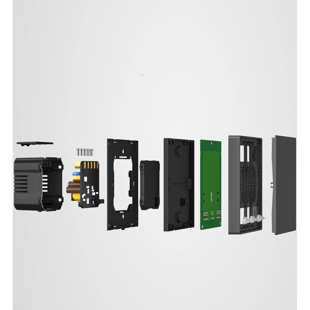 Hurtownia GSM - Intelligens Sonoff 2-csatornás falra szerelhető Wi-Fi fekete kapcsoló - SNF151 - {ean13} - Hurt