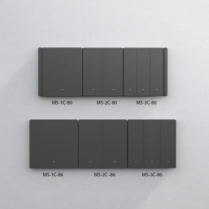 Wholesale Sonoff smart switch 2-channel wall-mounted Wi-Fi black - SNF151 - {ean13} - Hurt