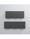 Wholesale Sonoff smart switch 2-channel wall-mounted Wi-Fi black - SNF151 - {ean13} - Hurt