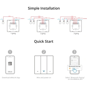 Wholesale Sonoff smart switch 2-channel wall-mounted Wi-Fi black - SNF151 - {ean13} - Hurt