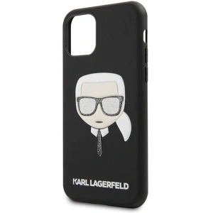 Hurtownia GSM - Karl Lagerfeld KLHCN58GLBK iPhone 11 Pro czarny/black Iconik Embossed & Glitter - KLD118BLK - {ean13} - Hurt