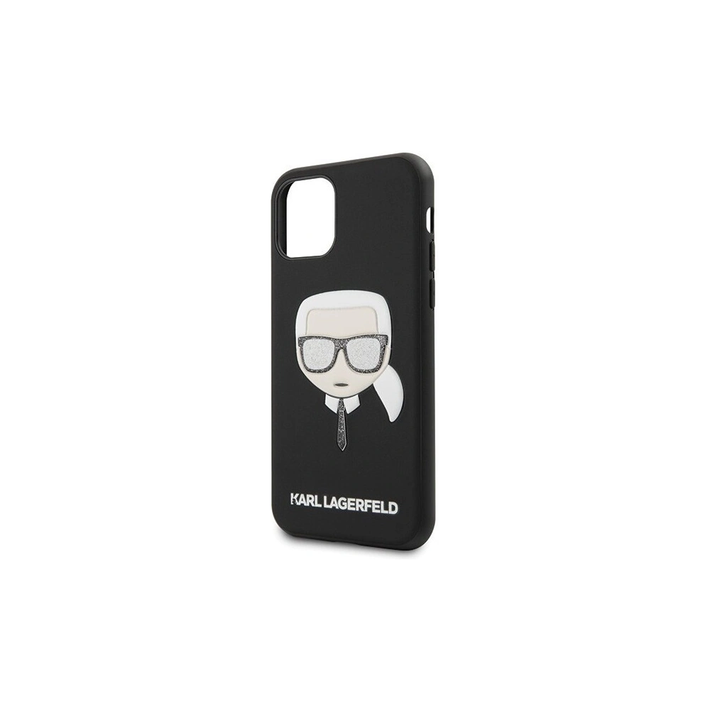 Hurtownia GSM - Karl Lagerfeld KLHCN58GLBK iPhone 11 Pro schwarz/black Iconik Embossed & Glitter - KLD118BLK - {ean13} - Hurt