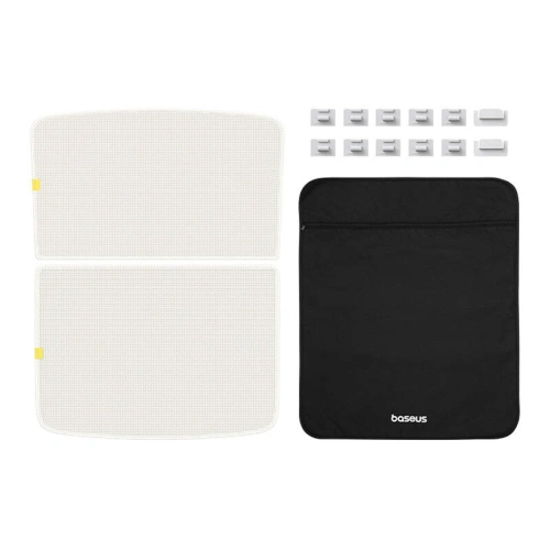 Zasłona dachowa do Tesli model Y/3 Baseus T-Space dwuwarstwowa biała