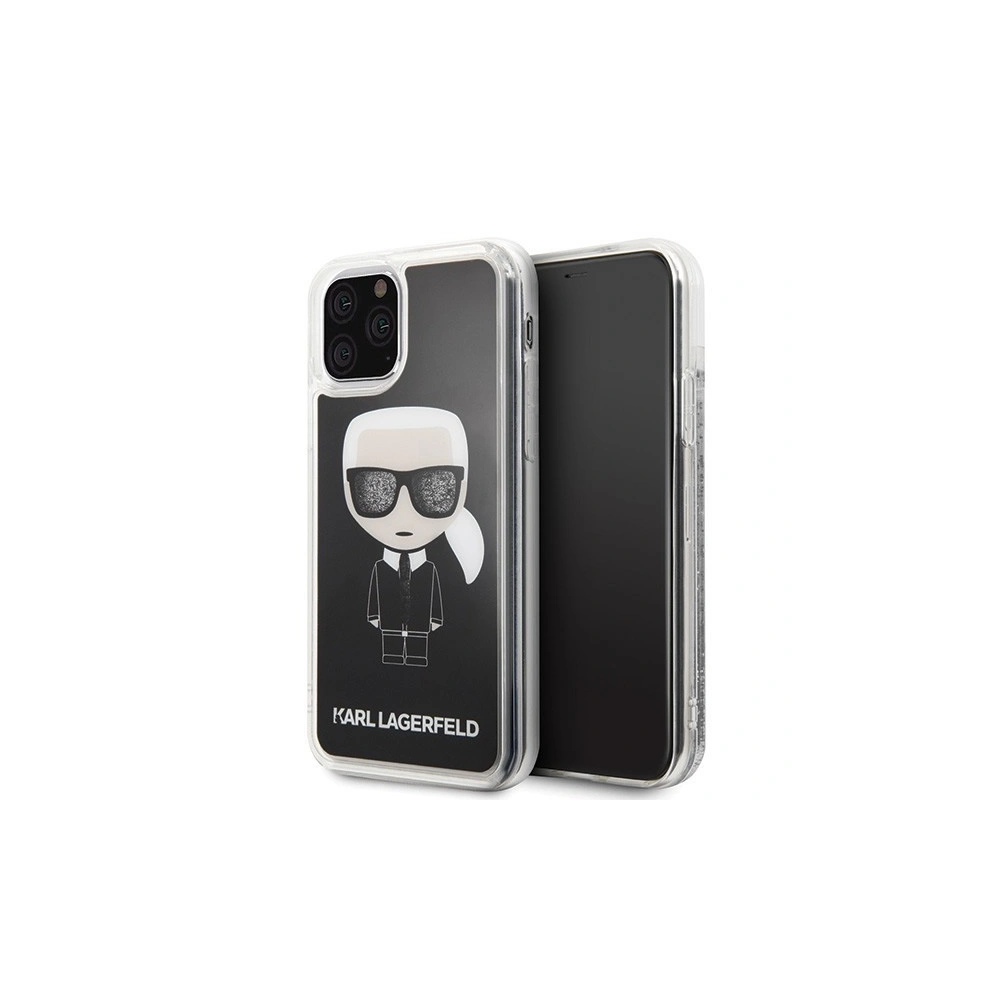 Wholesale Karl Lagerfeld KLHCN58ICGBK iPhone 11 Pro black Iconic Glitter - KLD120BLK - {ean13} - Hurt