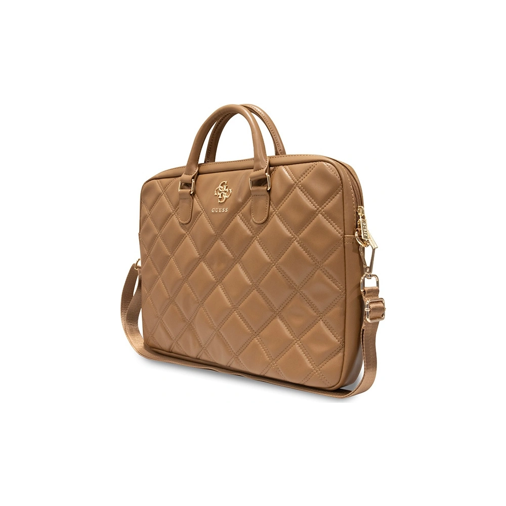 Hurtownia GSM - Torba Guess Torba GUCB15ZPSQSSGW 16" Quilted 4G brązowy/brown - GUE3375 - {ean13} - Hurt