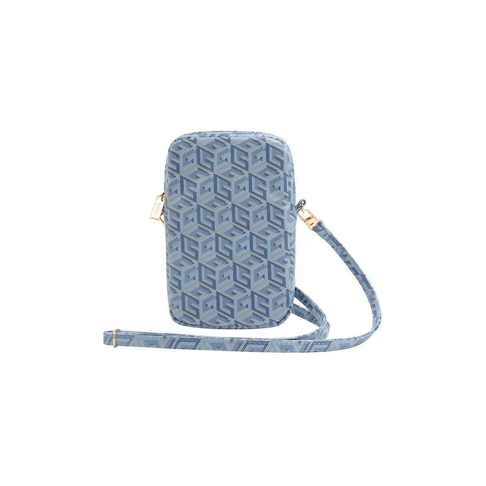 Hurtownia GSM - Tasche Guess GUWBZPGCSPGB Zip GCube Bottom Stripe blau/blue - GUE3376 - {ean13} - Hurt