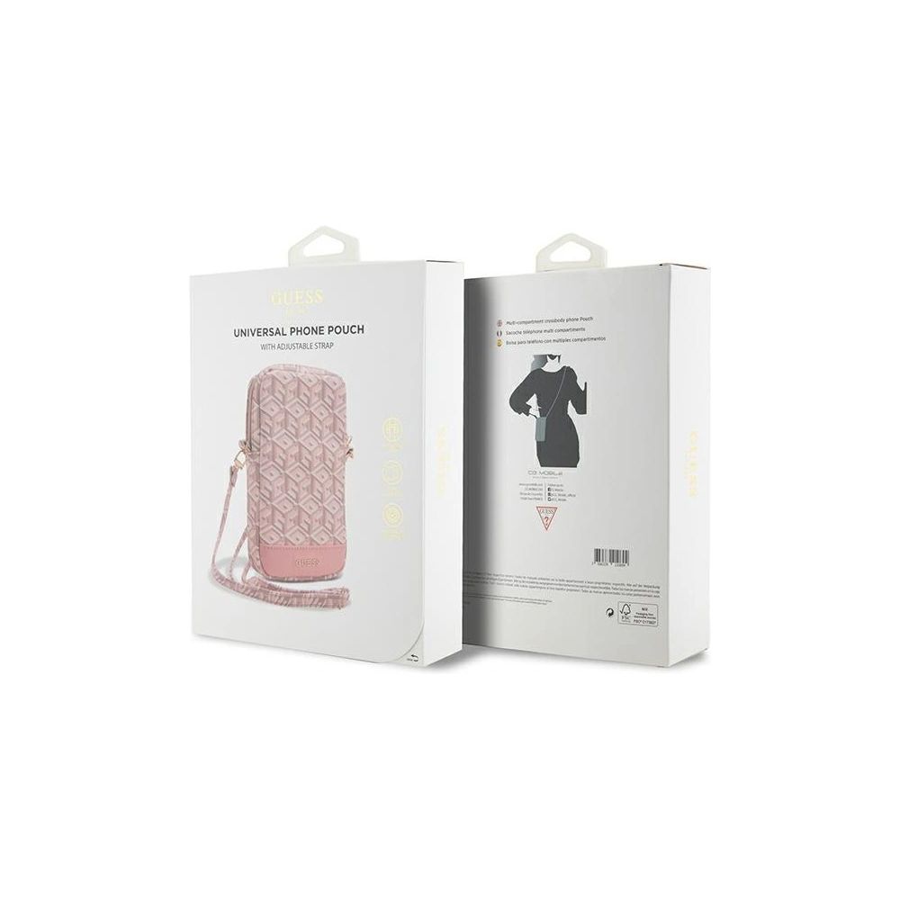 Hurtownia GSM - Torebă Guess GUWBZPGCSPGP Zip GCube Bottom Stripe rozie/pink - GUE3378 - {ean13} - Hurt