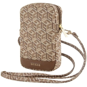 Hurtownia GSM - Táska Guess GUWBZPGCSPGW Zip GCube Bottom Stripe barna/brown - GUE3379 - {ean13} - Hurt