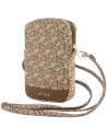 Torebă Guess GUWBZPGCSPGW Zip GCube Bottom Stripe maron/brown