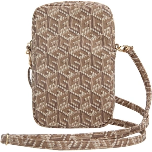 Hurtownia GSM - Táska Guess GUWBZPGCSPGW Zip GCube Bottom Stripe barna/brown - GUE3379 - {ean13} - Hurt