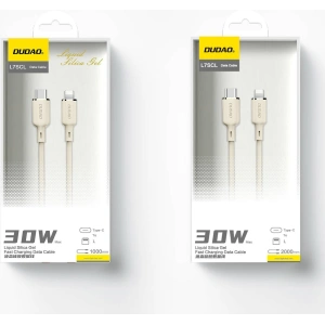 Hurtownia GSM - Cablul Dudao L7SCL USB-C / Lightning 30W 2m bej - DDA333 - {ean13} - Hurt