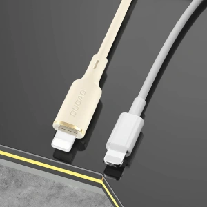 Wholesale Dudao L7SF 2in1 cable USB-C / USB-C, Lightning 100W 1.2m beige - DDA335 - {ean13} - Hurt