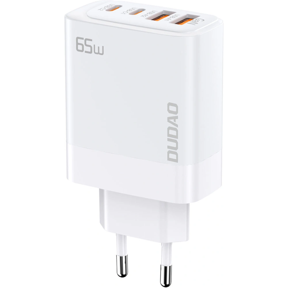 Hurtownia GSM - Încărcătorul de rețea GaN Dudao A65EU 2xUSB-A, 2xUSB-C PD 65W alb - DDA336 - {ean13} - Hurt