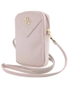 Táska Guess GUWBZPGSTEGP Zip Triangle 4G rózsaszín/pink