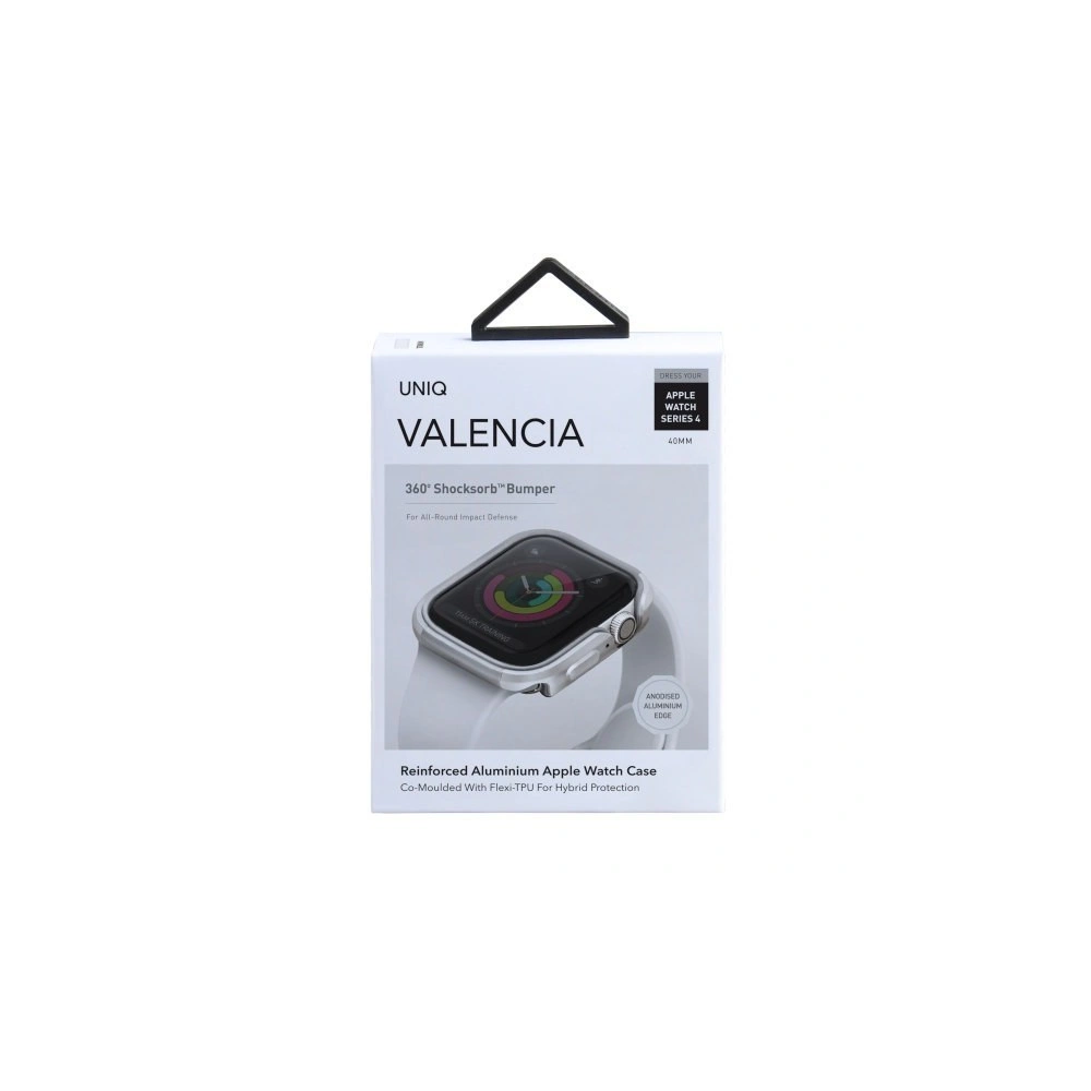Hurtownia GSM - Etui UNIQ Valencia Apple Watch 4/5/6/7/SE/8/9 40/41MM argintiu/titanium silver - UNIQ107TITSLV - {ean13} - Hurt