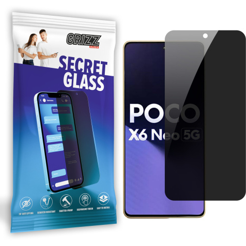 Hurtownia GrizzGlass - 5906146414921 - GRZ8870 - Szkło prywatyzujące GrizzGlass SecretGlass do Xiaomi Poco X6 Neo - B2B homescreen