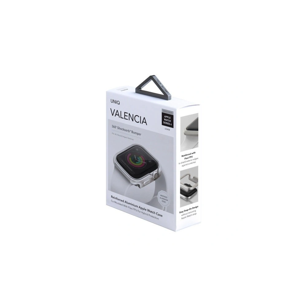 Wholesale UNIQ Valencia Case Apple Watch 4/5/6/7/SE/8/9 40/41MM silver/titanium silver - UNIQ107TITSLV - {ean13} - Hurt