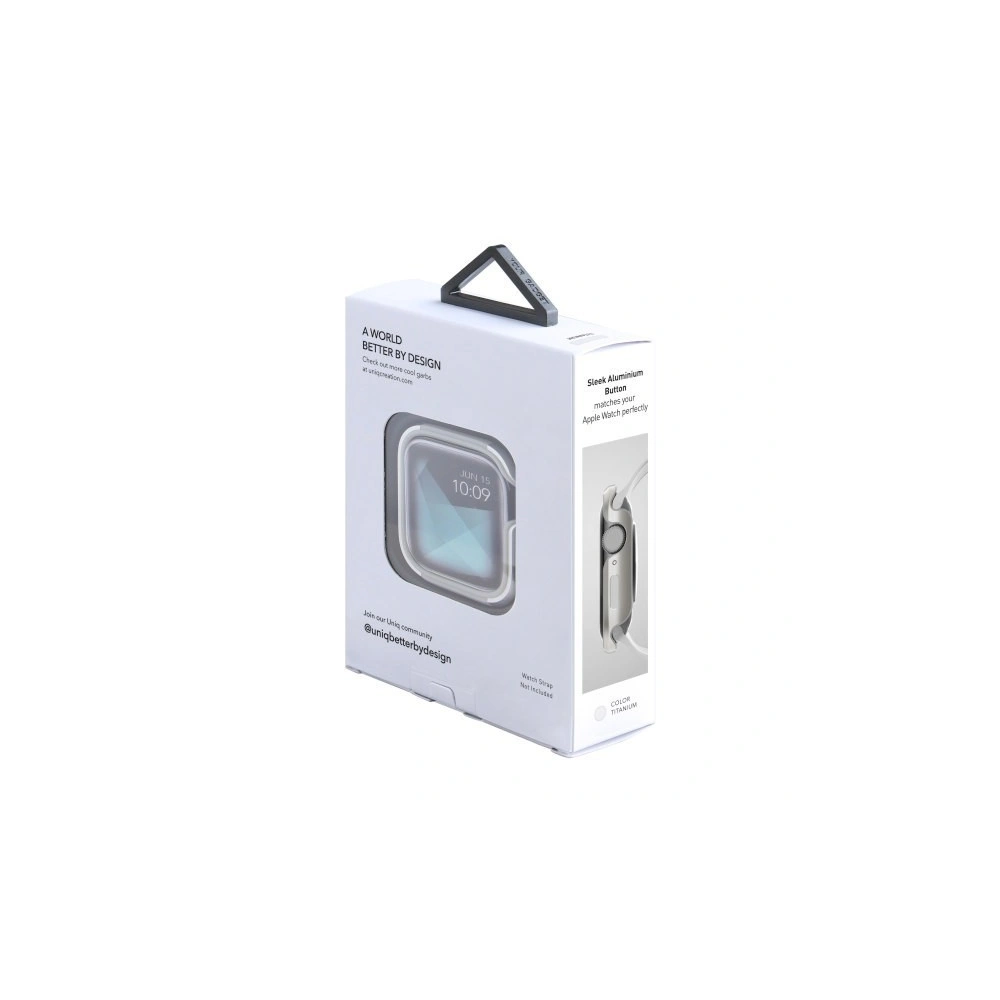 Hurtownia GSM - Etui UNIQ Valencia Apple Watch 4/5/6/7/SE/8/9 40/41MM stříbrný/titanium silver - UNIQ107TITSLV - {ean13} - Hurt