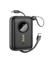Powerbank Dudao K14 USB-A, USB-C, Lightning 10000mAh černý