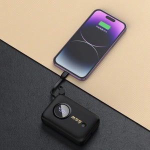 Hurtownia GSM - Powerbank Dudao K14 USB-A, USB-C, Lightning 10000mAh černý - DDA344 - {ean13} - Hurt