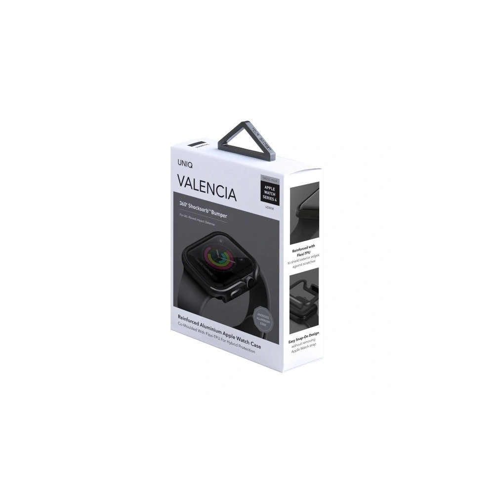 Hurtownia GSM - Etui UNIQ Valencia Apple Watch 4/5/6/7/SE/8/9 40/41MM gri/gunmetal grey - UNIQ108GUNMETAL - {ean13} - Hurt
