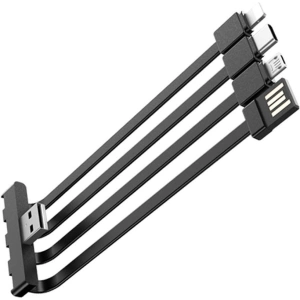 Hurtownia GSM - Napelem töltő Dudao K18+ USB-A, USB-C, Lightning, microUSB 20000mAh fekete - DDA345 - {ean13} - Hurt