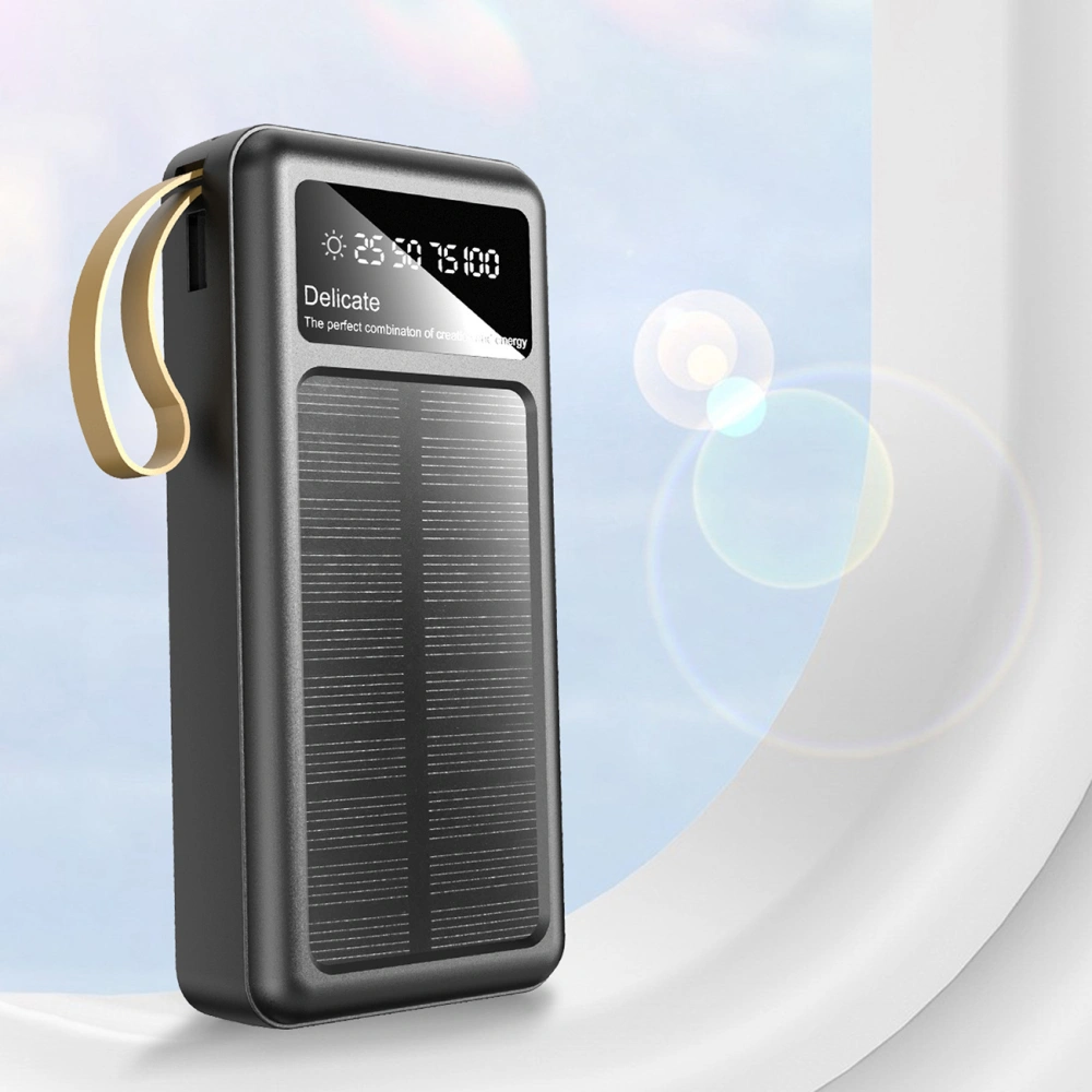 Hurtownia GSM - Solar-Powerbank Dudao K18+ USB-A, USB-C, Lightning, microUSB 20000mAh schwarz - DDA345 - {ean13} - Hurt