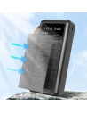 Hurtownia GSM - Solar-Powerbank Dudao K18+ USB-A, USB-C, Lightning, microUSB 20000mAh schwarz - DDA345 - {ean13} - Hurt
