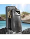 Hurtownia GSM - Solární powerbank Dudao K18+ USB-A, USB-C, Lightning, microUSB 20000mAh černý - DDA345 - {ean13} - Hurt