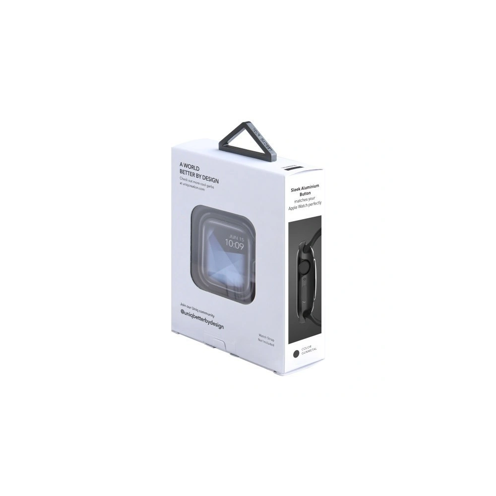Hurtownia GSM - Etui UNIQ Valencia Apple Watch 4/5/6/7/SE/8/9 40/41MM gri/gunmetal grey - UNIQ108GUNMETAL - {ean13} - Hurt