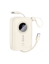Wholesale Dudao K14 powerbank USB-A, USB-C, Lightning 10000mAh beige - DDA347 - {ean13} - Hurt