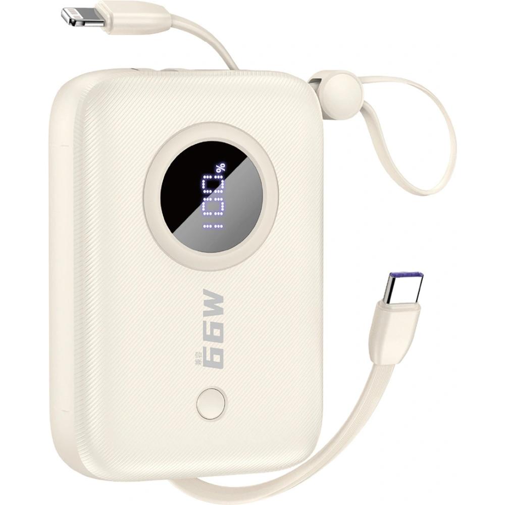 Hurtownia GSM - Powerbank Dudao K14 USB-A, USB-C, Lightning 10000mAh béžový - DDA347 - {ean13} - Hurt