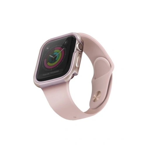 Etui UNIQ Valencia Apple Watch 4/5/6/7/8/9/SE 44/45mm różowo-złoty/blush gold pink