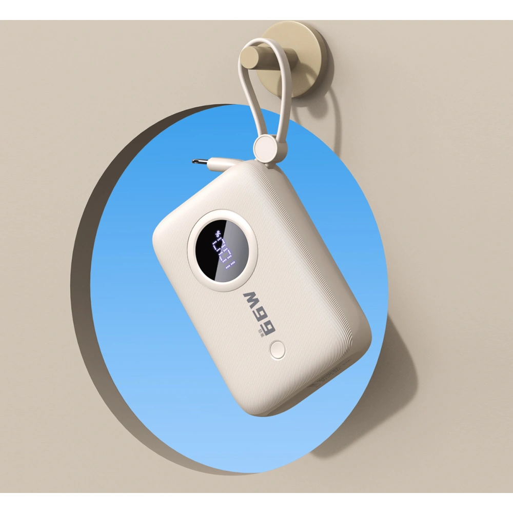 Hurtownia GSM - Powerbank Dudao K14 USB-A, USB-C, Lightning 10000mAh béžový - DDA347 - {ean13} - Hurt